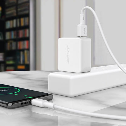 Cablu Date si Incarcare USB-A - USB-C Acefast C2-04, 18W, 1.2m, Negru