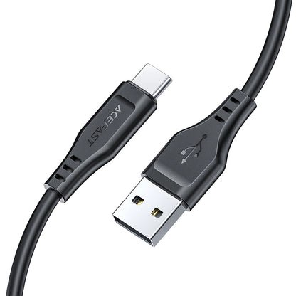 Cablu Date si Incarcare USB-A - USB-C Acefast C3-03, 60W, 1.2m, Alb