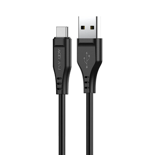 Cablu Date si Incarcare USB-A - USB-C Acefast C3-03, 60W, 1.2m, Negru