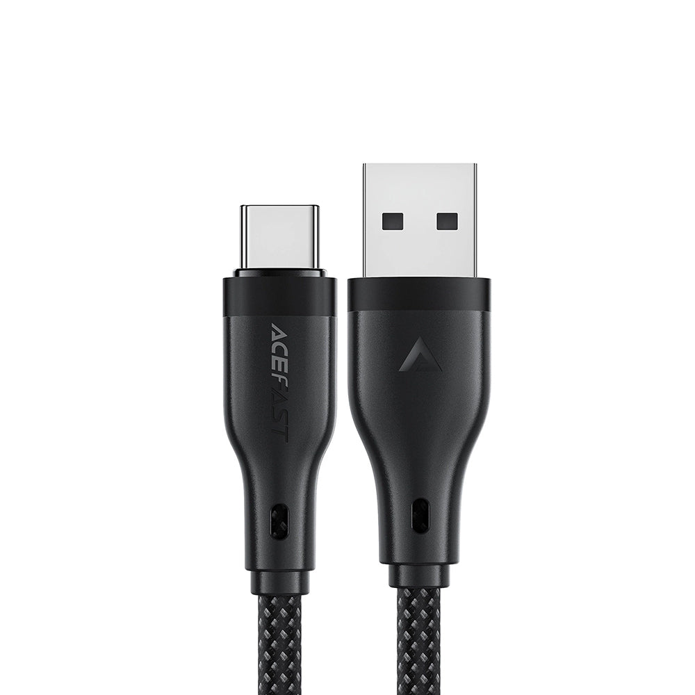 Cablu Date si Incarcare USB-A - USB-C Acefast C8-04, 18W, 1.2m, Negru
