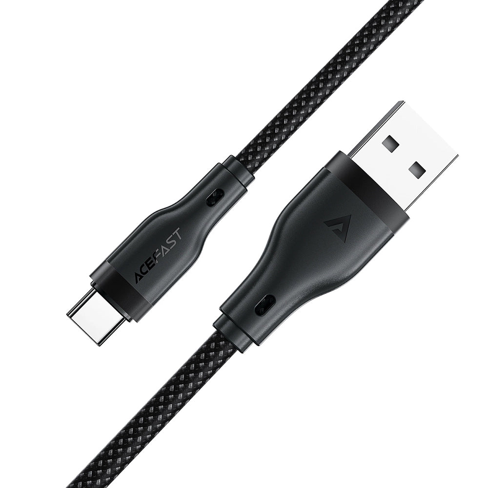 Cablu Date si Incarcare USB-A - USB-C Acefast C8-04, 18W, 1.2m, Negru