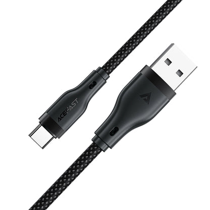 Cablu Date si Incarcare USB-A - USB-C Acefast C8-04, 18W, 1.2m, Negru