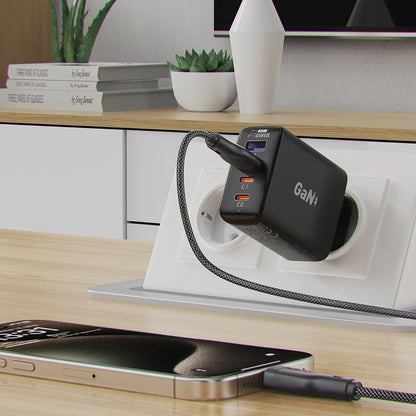 Cablu Date si Incarcare USB-A - USB-C Acefast C8-04, 18W, 1.2m, Negru