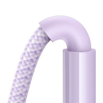 Cablu Date si Incarcare USB-A - USB-C Baseus Display 2, 100W, 1m, Mov P10382701511-00