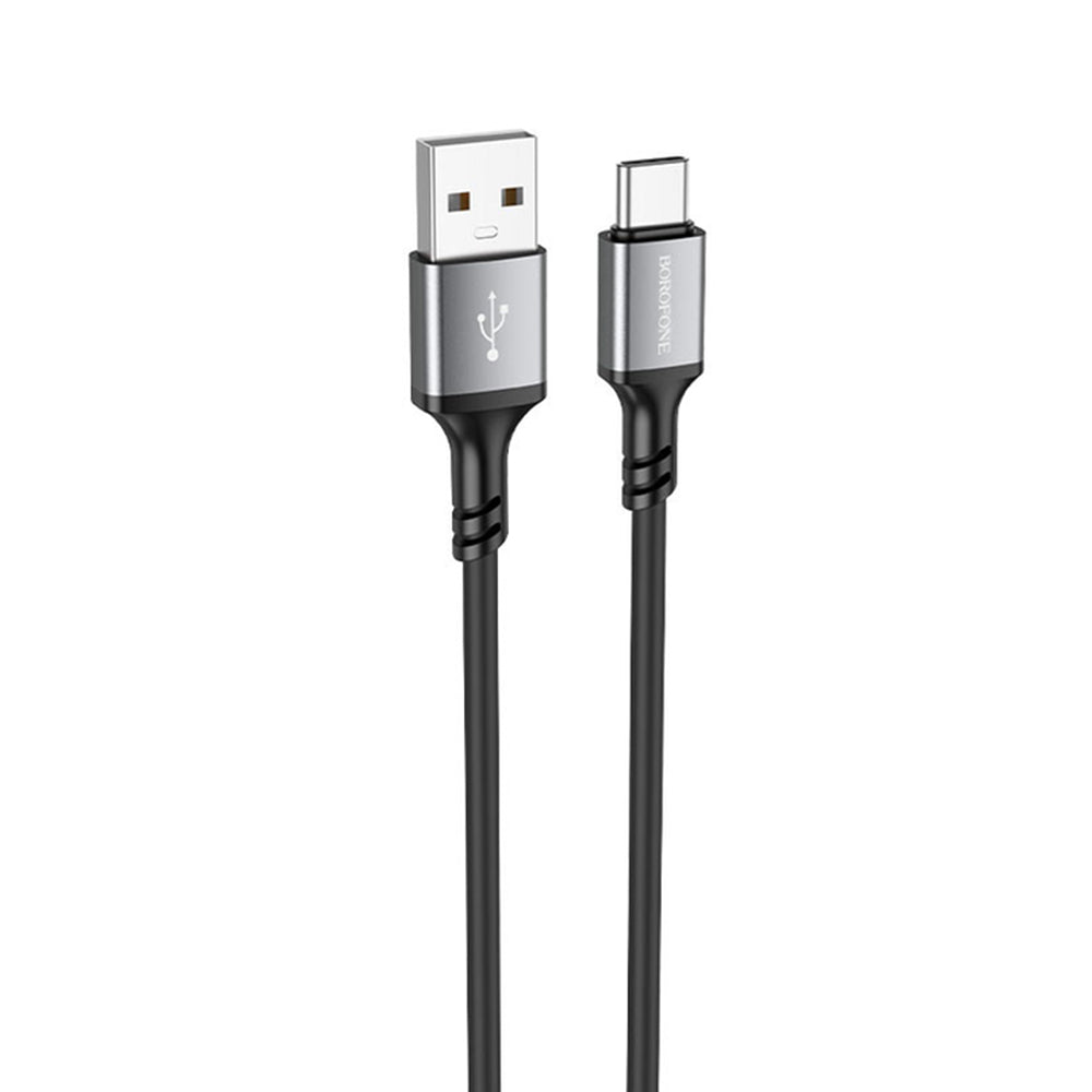 Cablu Date si Incarcare USB-A - USB-C Borofone BX83, 18W, 1m, Negru