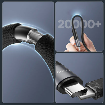 Cablu Date si Incarcare USB-A - USB-C Lito LD23T, 18W, 1m, Gri