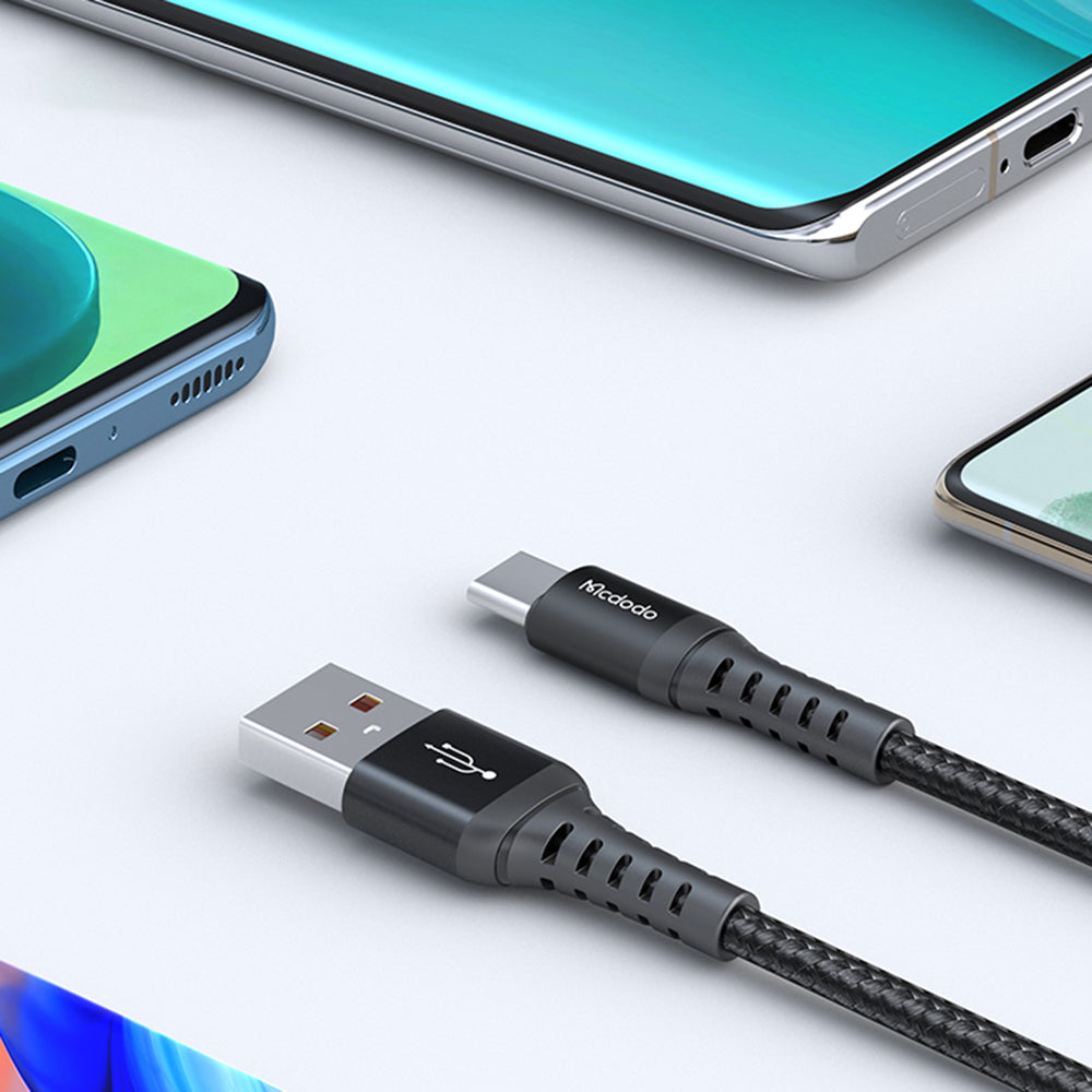 Cablu Date si Incarcare USB-A - USB-C McDodo CA-2271, 18W, 1m, Negru