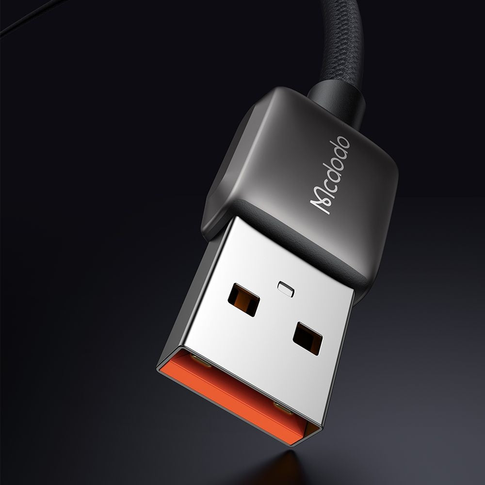 Cablu Date si Incarcare USB-A - USB-C McDodo CA-2350 Display, 100W, 1.2m, Negru