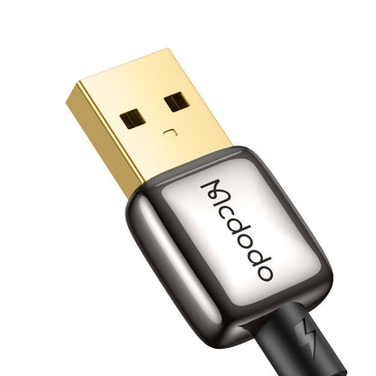 Cablu Date si Incarcare USB-A - USB-C McDodo CA-6650 Auto Power Off, 100W, 1.2m, Negru