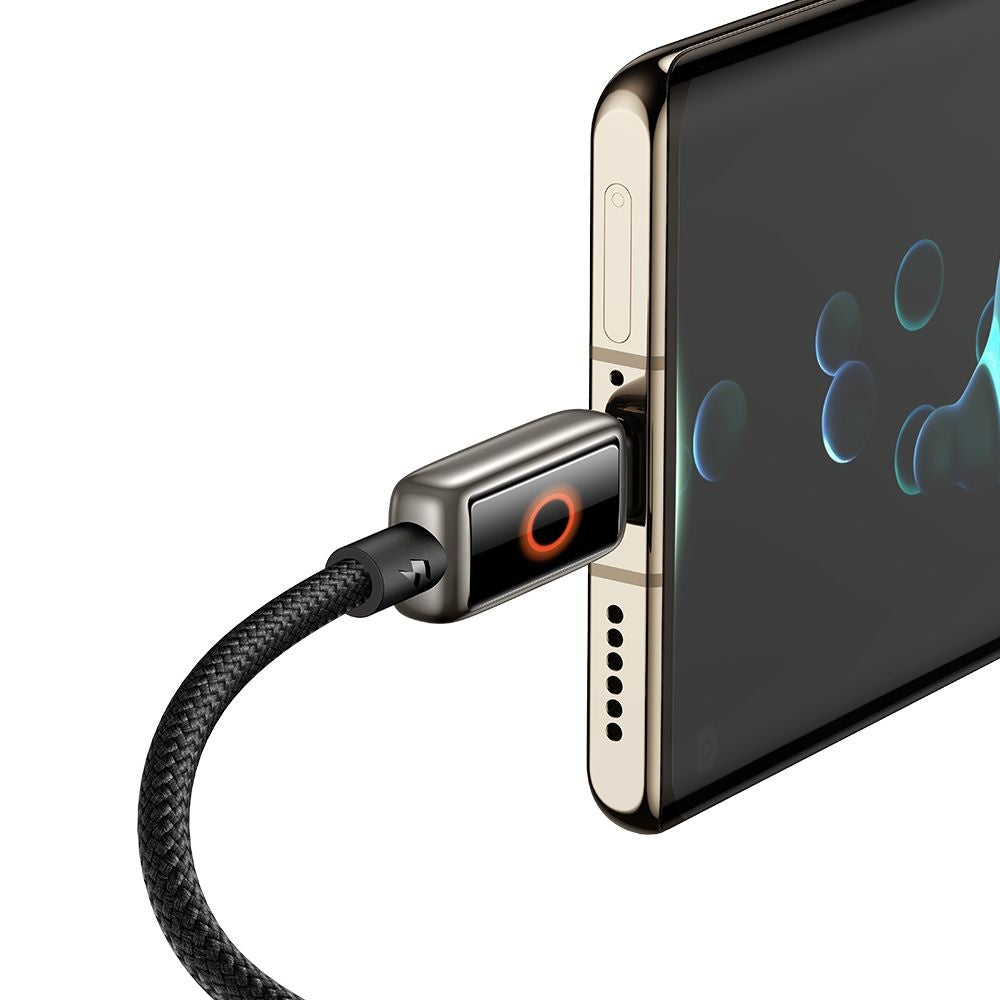 Cablu Date si Incarcare USB-A - USB-C McDodo CA-6650 Auto Power Off, 100W, 1.2m, Negru