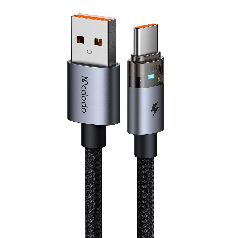 Cablu Date si Incarcare USB-A - USB-C McDodo CA-6890, 66W, 1.2m, Negru