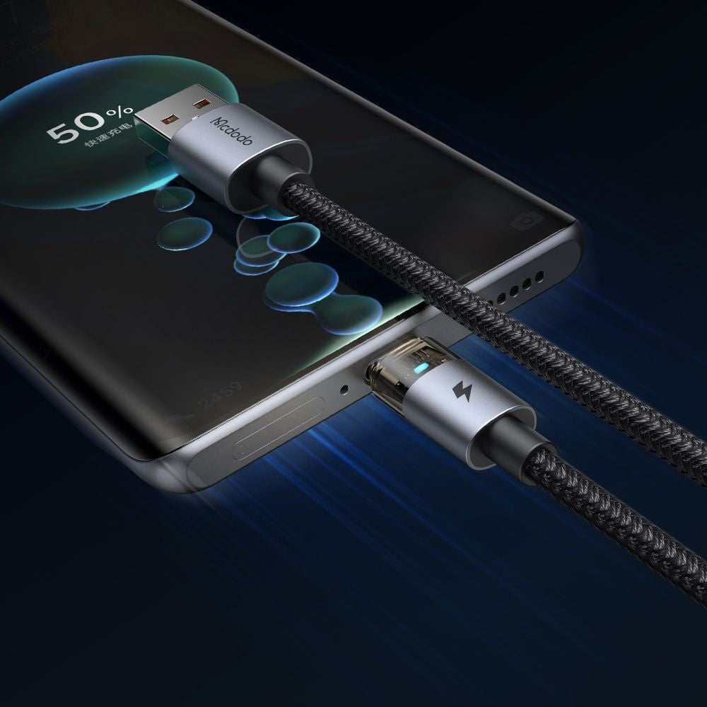 Cablu Date si Incarcare USB-A - USB-C McDodo CA-6890, 66W, 1.2m, Negru