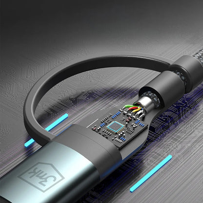 Cablu Date si Incarcare USB-A / USB-C - USB-C / Lightning 3MK Hyper N, 60W, 1.2m, Negru