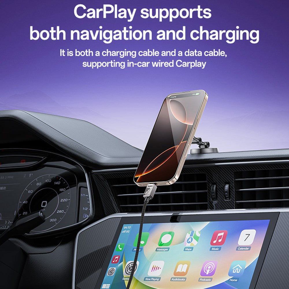 Cablu Date si Incarcare USB-A - USB-C Yesido CA135C, 18W, 1.2m, Negru