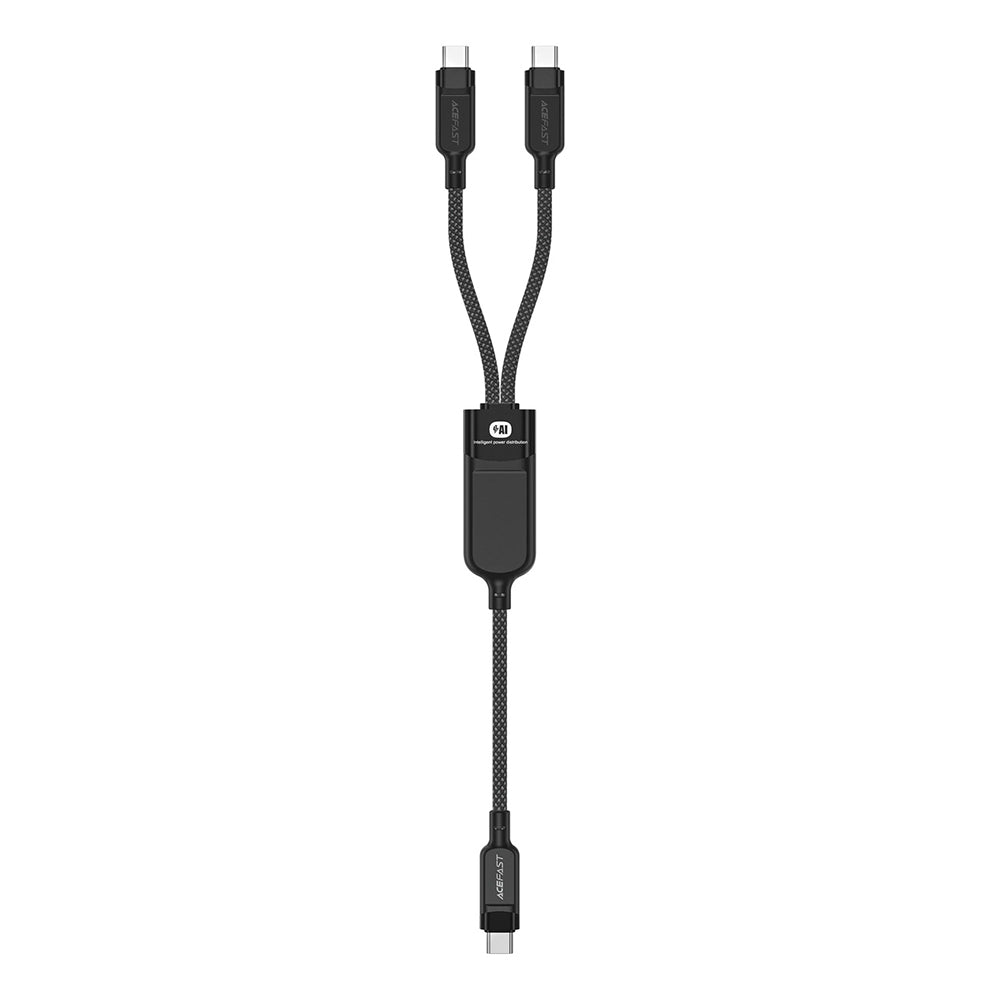 Cablu Date si Incarcare USB-C - 2 x USB-C Acefast C5-11, 100W, 1.2m, Negru