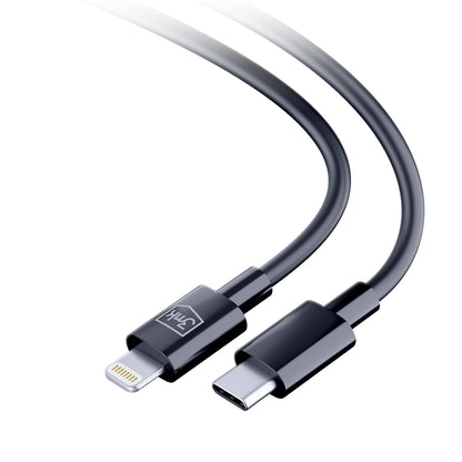 Cablu Date si Incarcare USB-C - Lightning 3MK Hyper, 20W, 1.2m, Negru