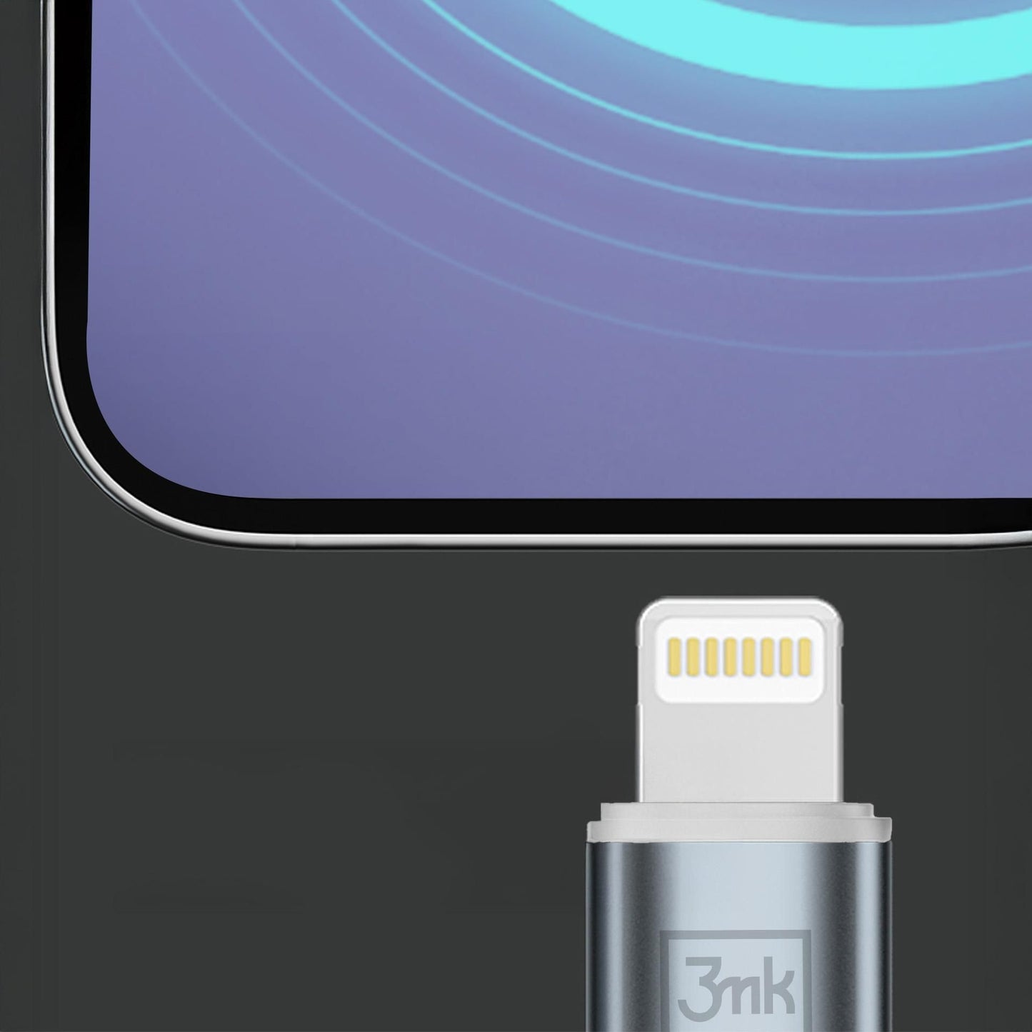 Cablu Date si Incarcare USB-C - Lightning 3MK Hyper N, 27W, 1m, Alb