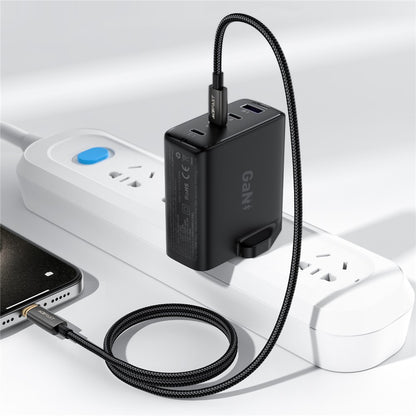 Cablu Date si Incarcare USB-C - Lightning Acefast C23-01, 30W, 1.2m, Negru