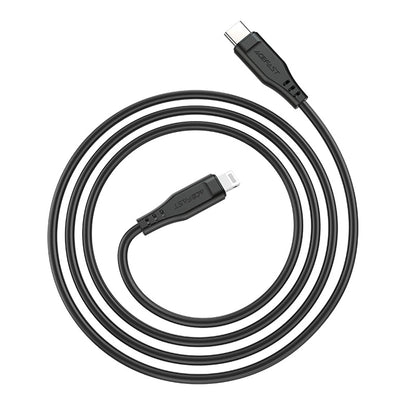 Cablu Date si Incarcare USB-C - Lightning Acefast C3-01, 30W, 1.2m, Alb