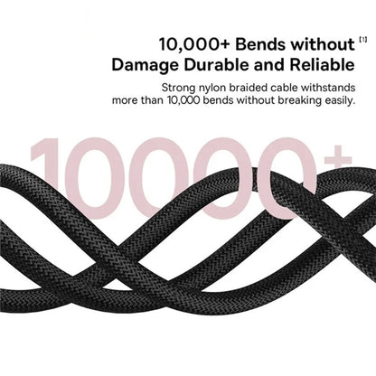 Cablu Date si Incarcare USB-C - Lightning Baseus Dura Series, 20W, 2m, Rosu Negru E0420802