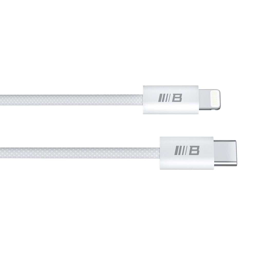 Cablu Date si Incarcare USB-C - Lightning Blueo, 20W, 1.2m, Alb