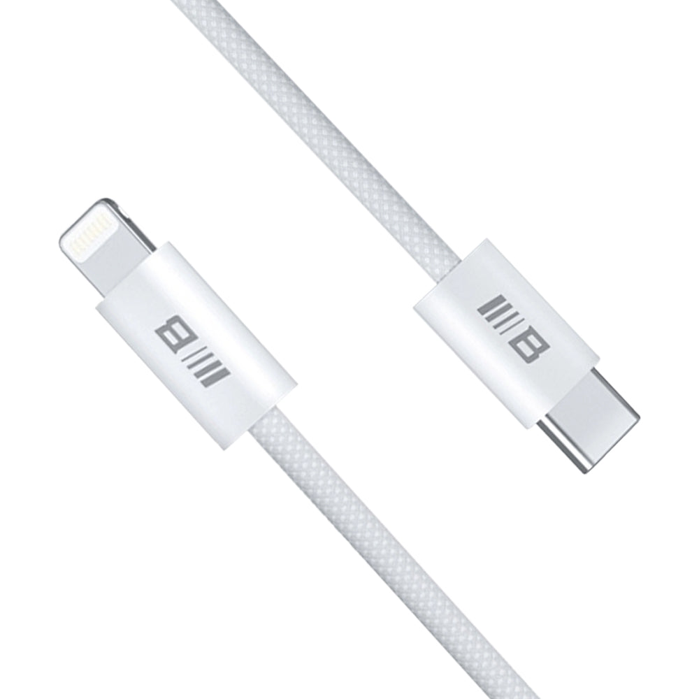 Cablu Date si Incarcare USB-C - Lightning Blueo, 20W, 1.2m, Alb
