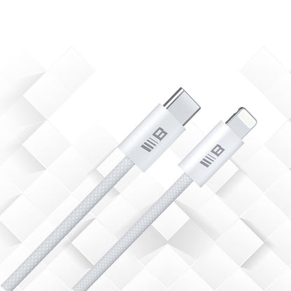 Cablu Date si Incarcare USB-C - Lightning Blueo, 20W, 2m, Alb