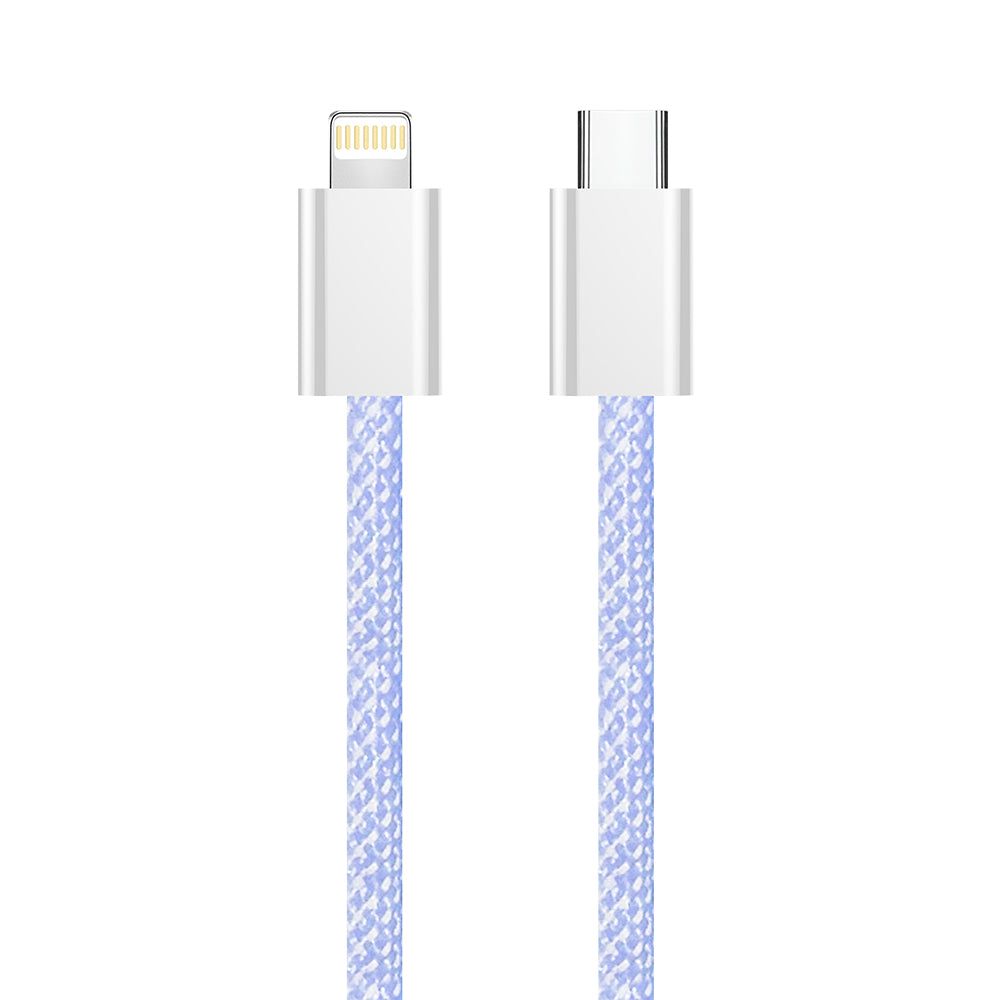 Cablu Date si Incarcare USB-C - Lightning ColorWay CW-CBPDCL061, 27W, 1m, Mov