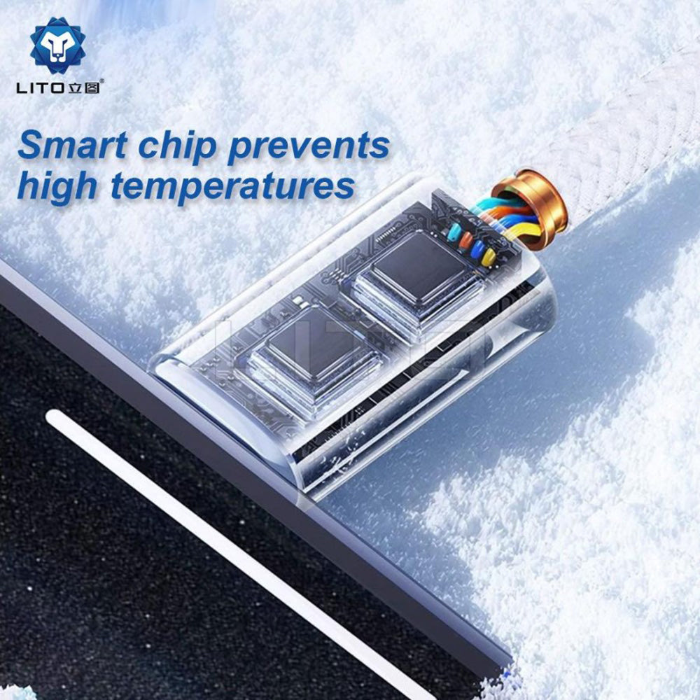 Cablu Date si Incarcare USB-C - Lightning Lito LD04CL, 27W, 2m, Alb