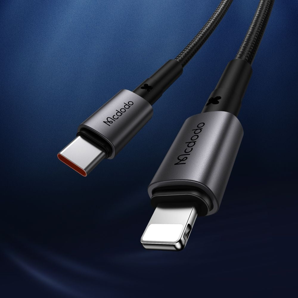 Cablu Date si Incarcare USB-C - Lightning McDodo CA-2850, 36W, 1.2m, Negru