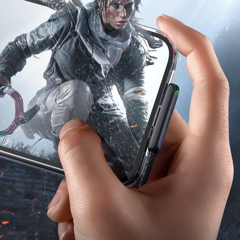 Cablu Date si Incarcare USB-C - Lightning McDodo CA-3350 Angled, 36W, 1.2m, Negru