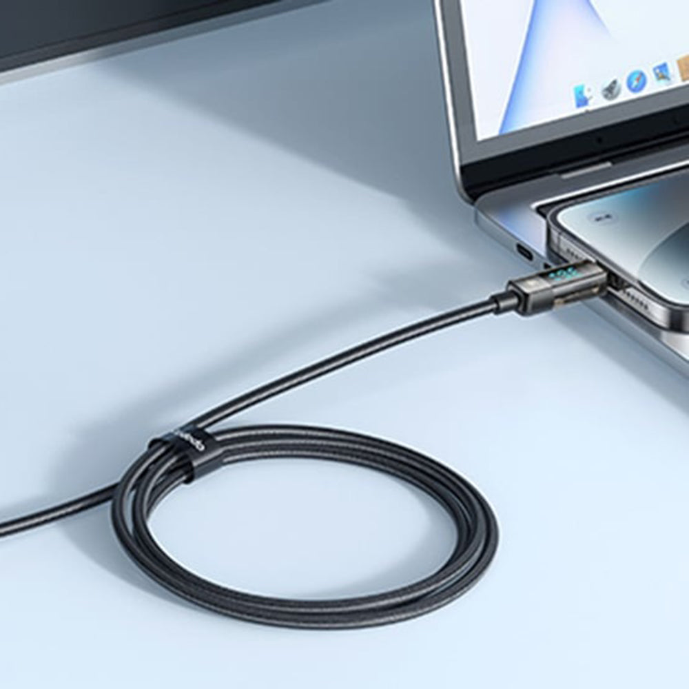 Cablu Date si Incarcare USB-C - Lightning McDodo CA-3600 Display Auto Power Off, 36W, 1.2m, Negru