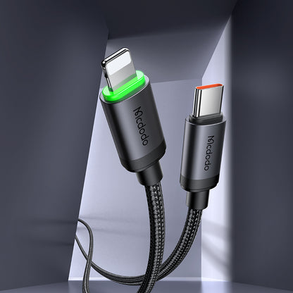 Cablu Date si Incarcare USB-C - Lightning Mcdodo CA-4820, 36W, 1m, Negru