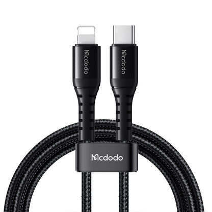 Cablu Date si Incarcare USB-C - Lightning McDodo CA-5631, 36W, 1m, Negru