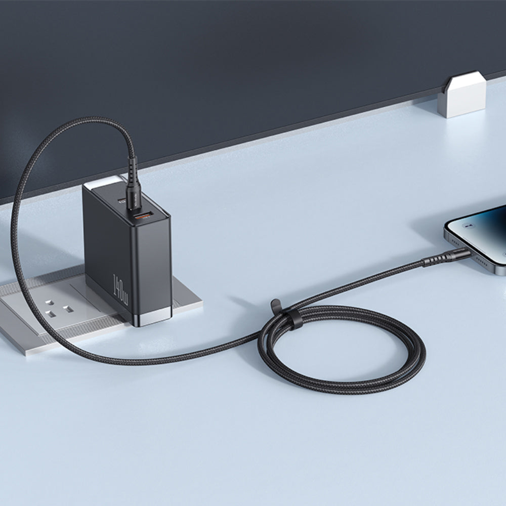 Cablu Date si Incarcare USB-C - Lightning McDodo CA-5631, 36W, 1m, Negru