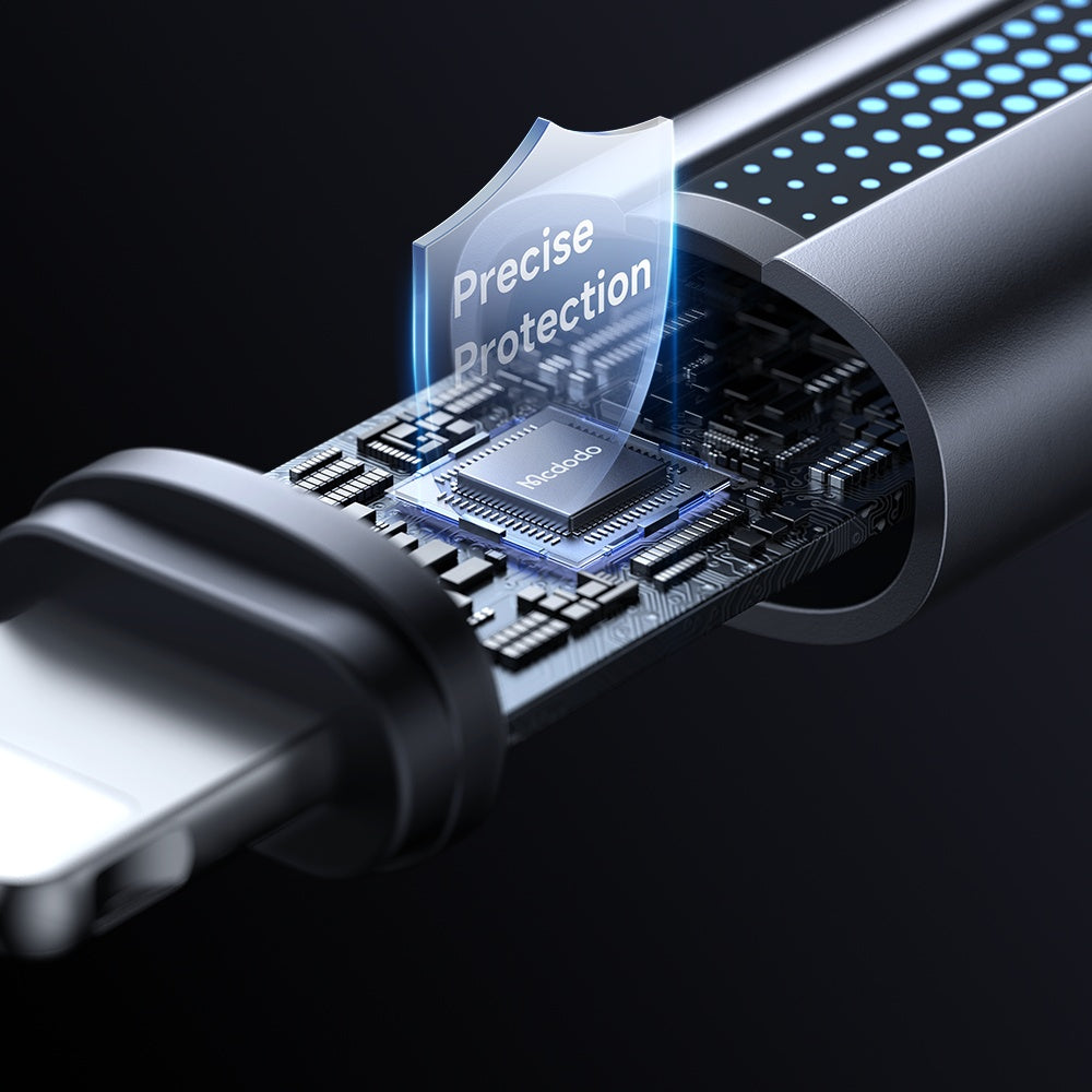 Cablu Date si Incarcare USB-C - Lightning McDodo CA-5710, 36W, 1.2m, Negru