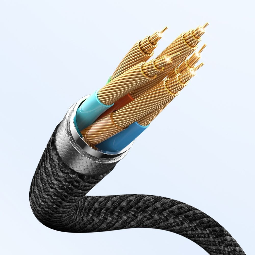 Cablu Incarcare USB-C - Lightning / USB-C / QI McDodo CA-4940 O 3in1, 100W, 1.2m, Negru