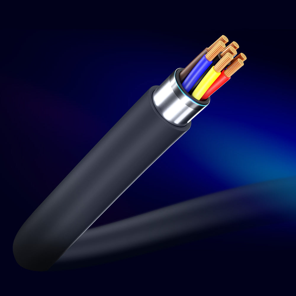 Cablu Date si Incarcare USB-C - USB-C 3MK Hyper, 100W, 1.2m, Negru