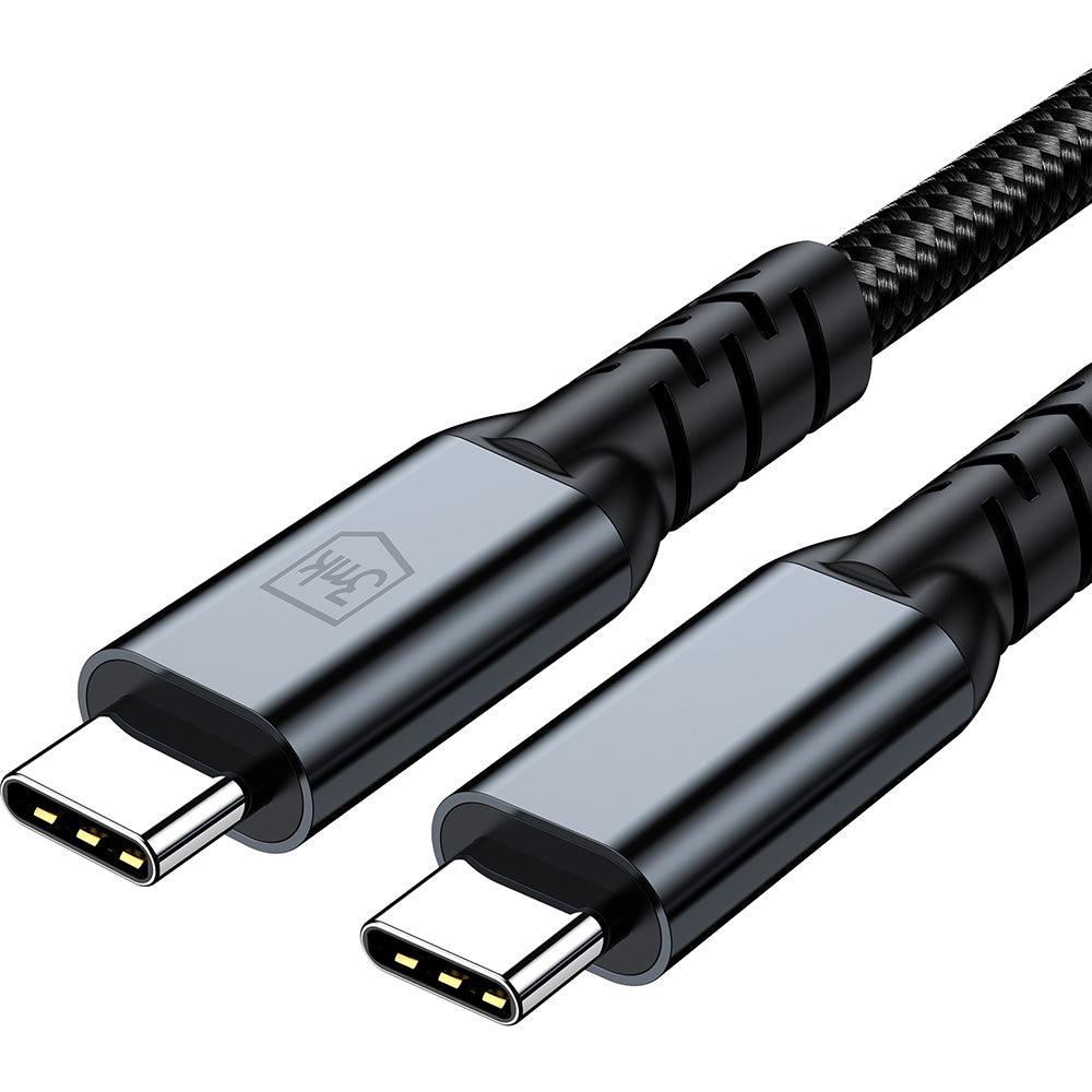 Cablu Date si Incarcare USB-C - USB-C 3MK Hyper N Thunderbolt 4, 240W, 1m, Negru