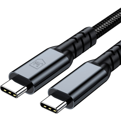 Cablu Date si Incarcare USB-C - USB-C 3MK Hyper N Thunderbolt 4, 240W, 1m, Negru