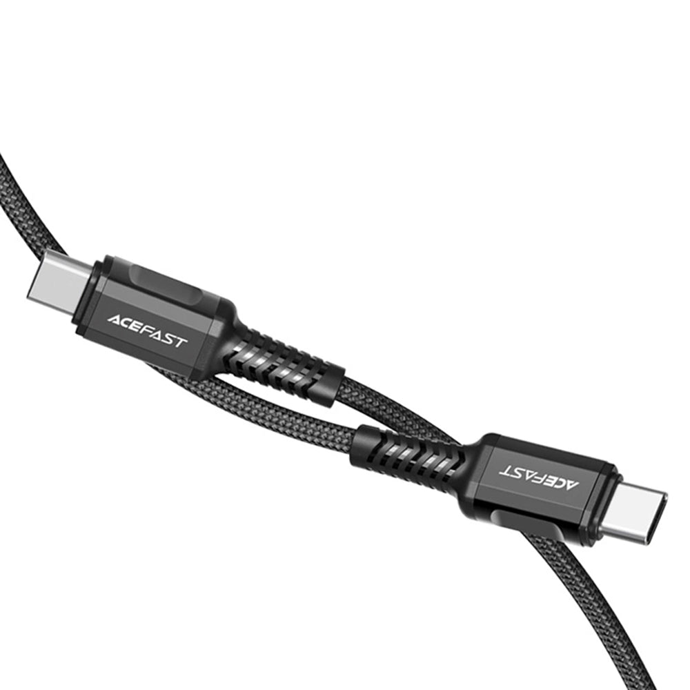 Cablu Date si Incarcare USB-C - USB-C Acefast C1-03, 60W, 1.2m, Negru
