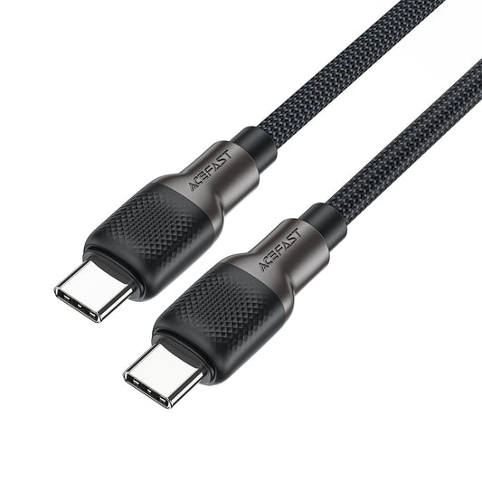 Cablu Date si Incarcare USB-C - USB-C Acefast C10-03, 60W, 1.2m, Negru