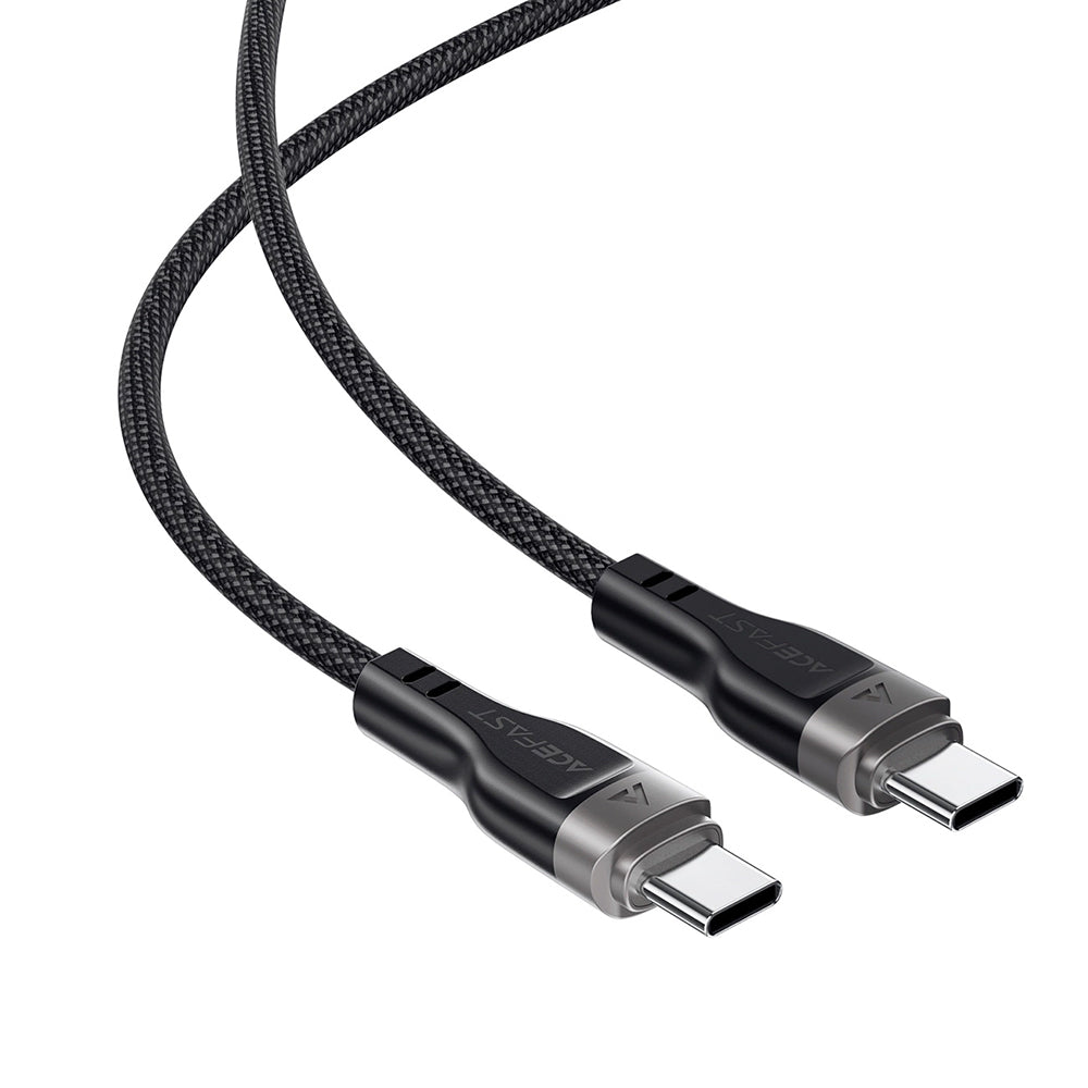 Cablu Date si Incarcare USB-C - USB-C Acefast C11-03, 60W, 1.2m, Negru