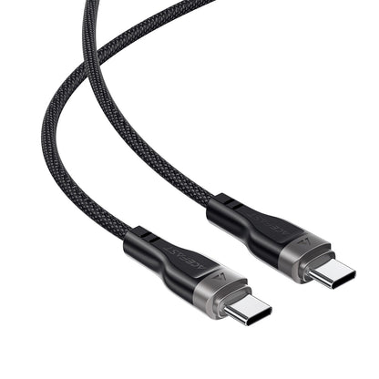 Cablu Date si Incarcare USB-C - USB-C Acefast C11-03, 60W, 1.2m, Negru