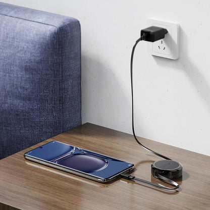Cablu Date si Incarcare USB-C - USB-C Acefast C13-03, 60W, 0.8m, Negru