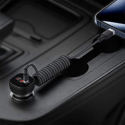 Cablu Date si Incarcare USB-C - USB-C Acefast C14-03, 60W, 1.2m, Negru