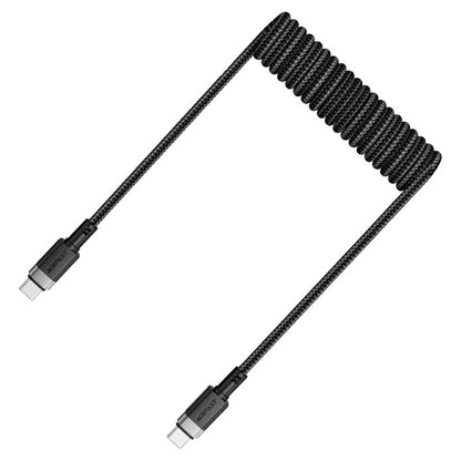 Cablu Date si Incarcare USB-C - USB-C Acefast C14-03, 60W, 1.2m, Negru