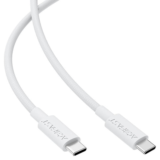 Cablu Date si Incarcare USB-C - USB-C Acefast C18-03, 60W, 1.2m, Alb