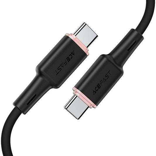 Cablu Date si Incarcare USB-C - USB-C Acefast C2-03, 60W, 1.2m, Negru