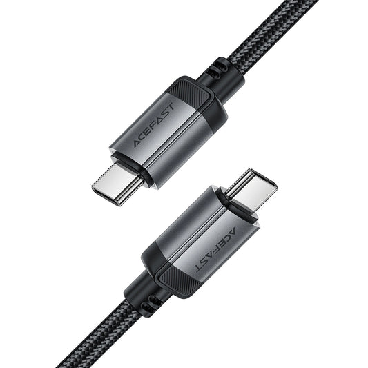 Cablu Date si Incarcare USB-C - USB-C Acefast C20-03, 60W, 1.2m, Negru